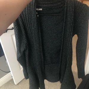 Black/white cardigan